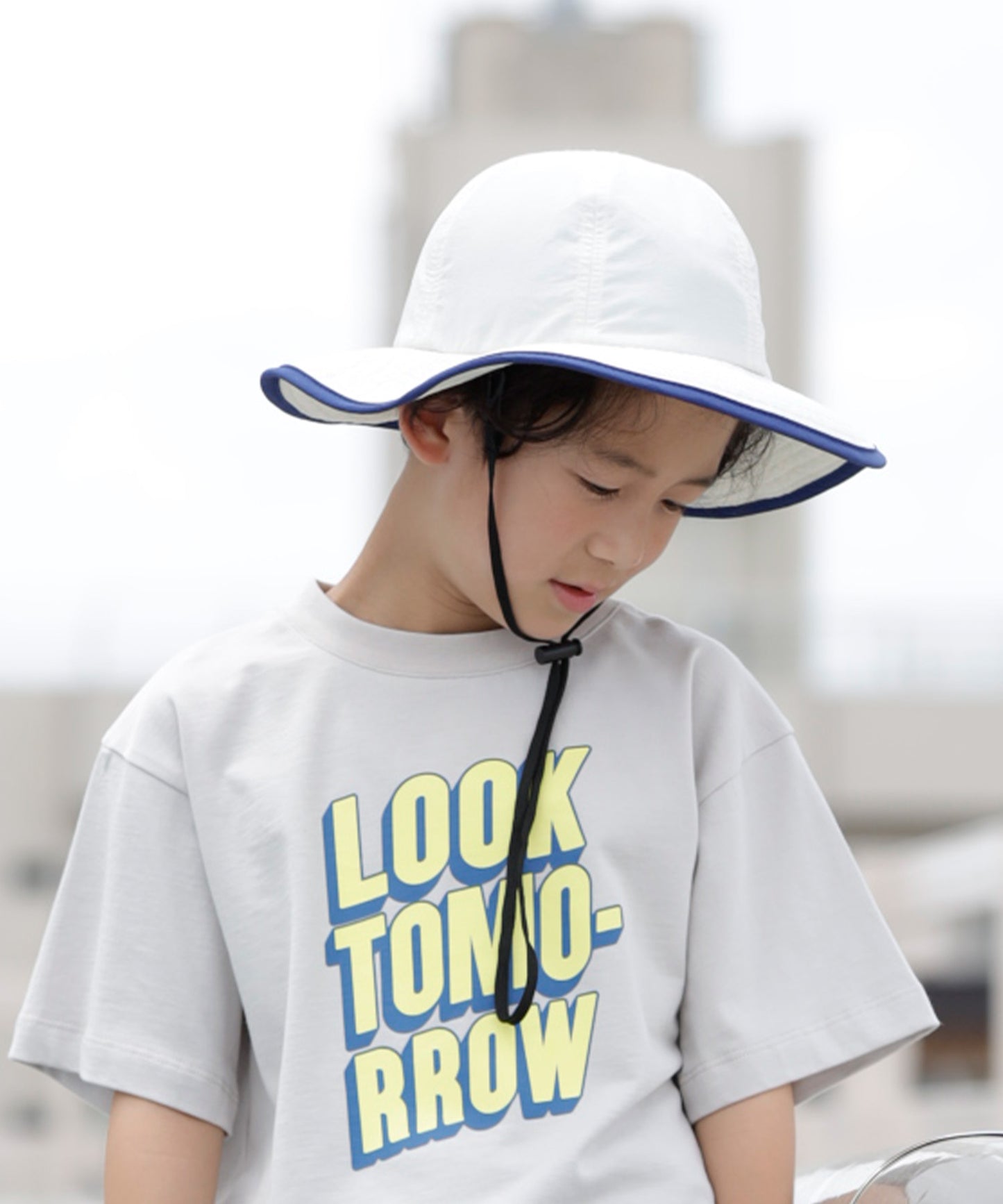 《環境配慮素材》UVCUT NYLON PIPING HAT 紫外線カット 撥水 接触冷感