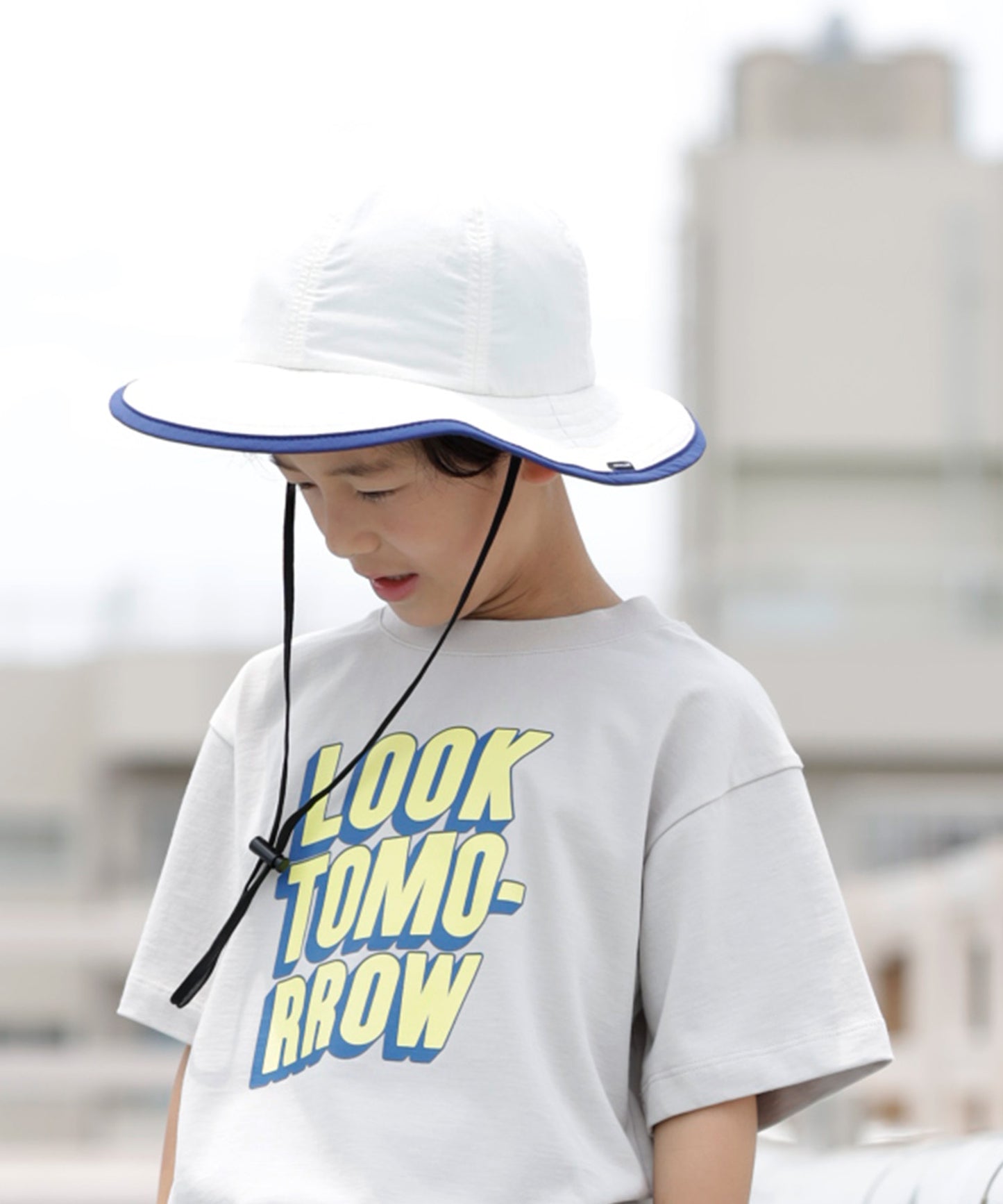 《環境配慮素材》UVCUT NYLON PIPING HAT 紫外線カット 撥水 接触冷感