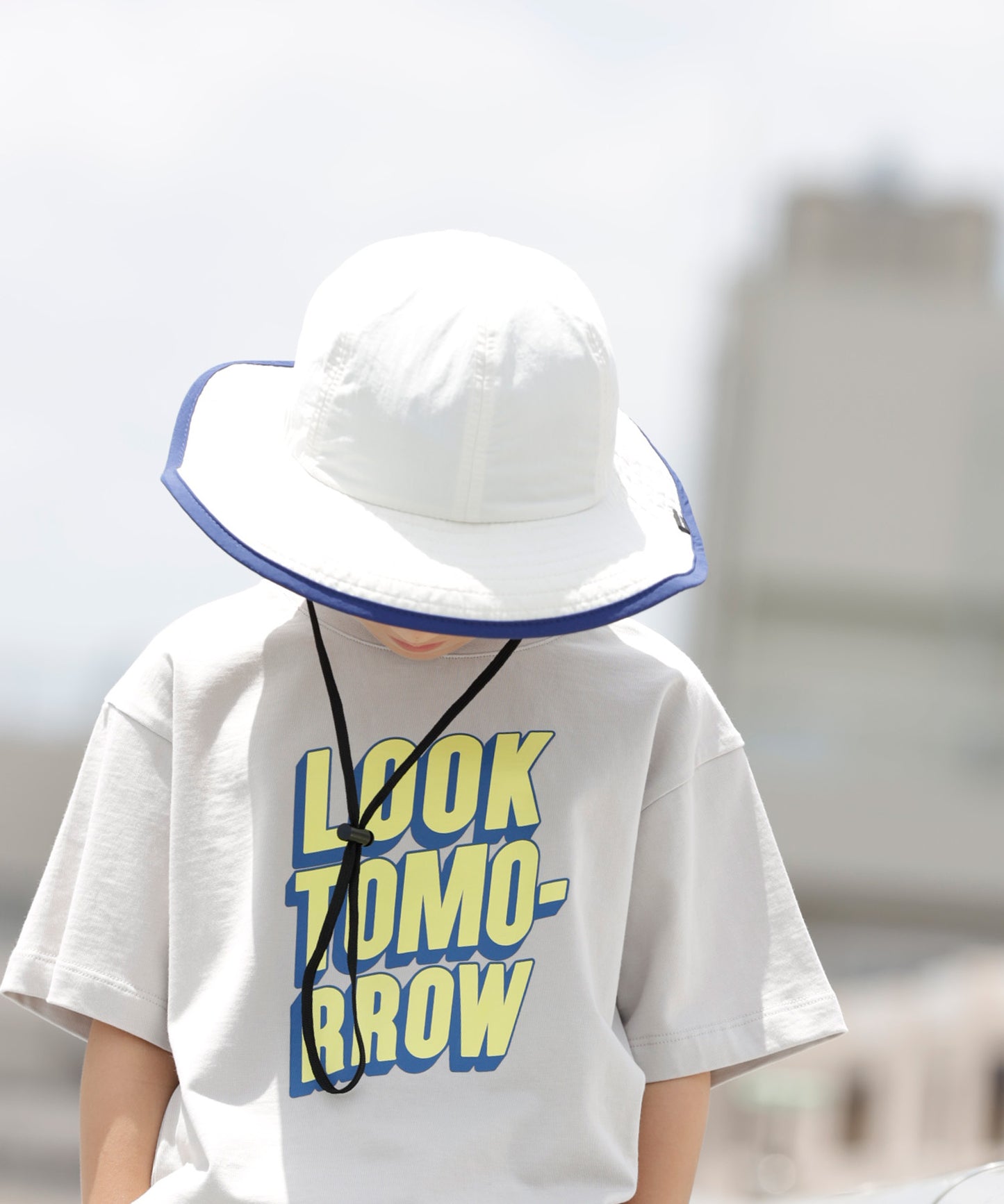 《環境配慮素材》UVCUT NYLON PIPING HAT 紫外線カット 撥水 接触冷感