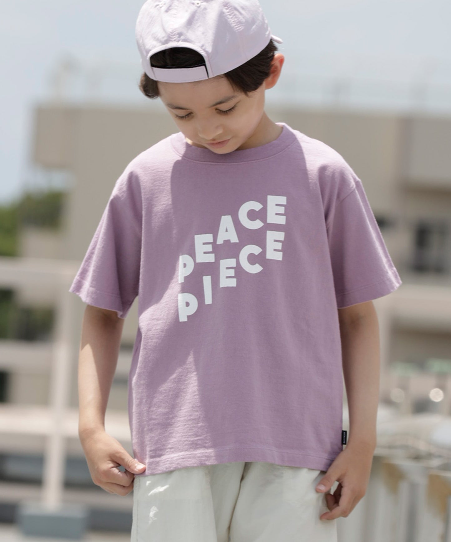 G/D COTTON PEACE TEE