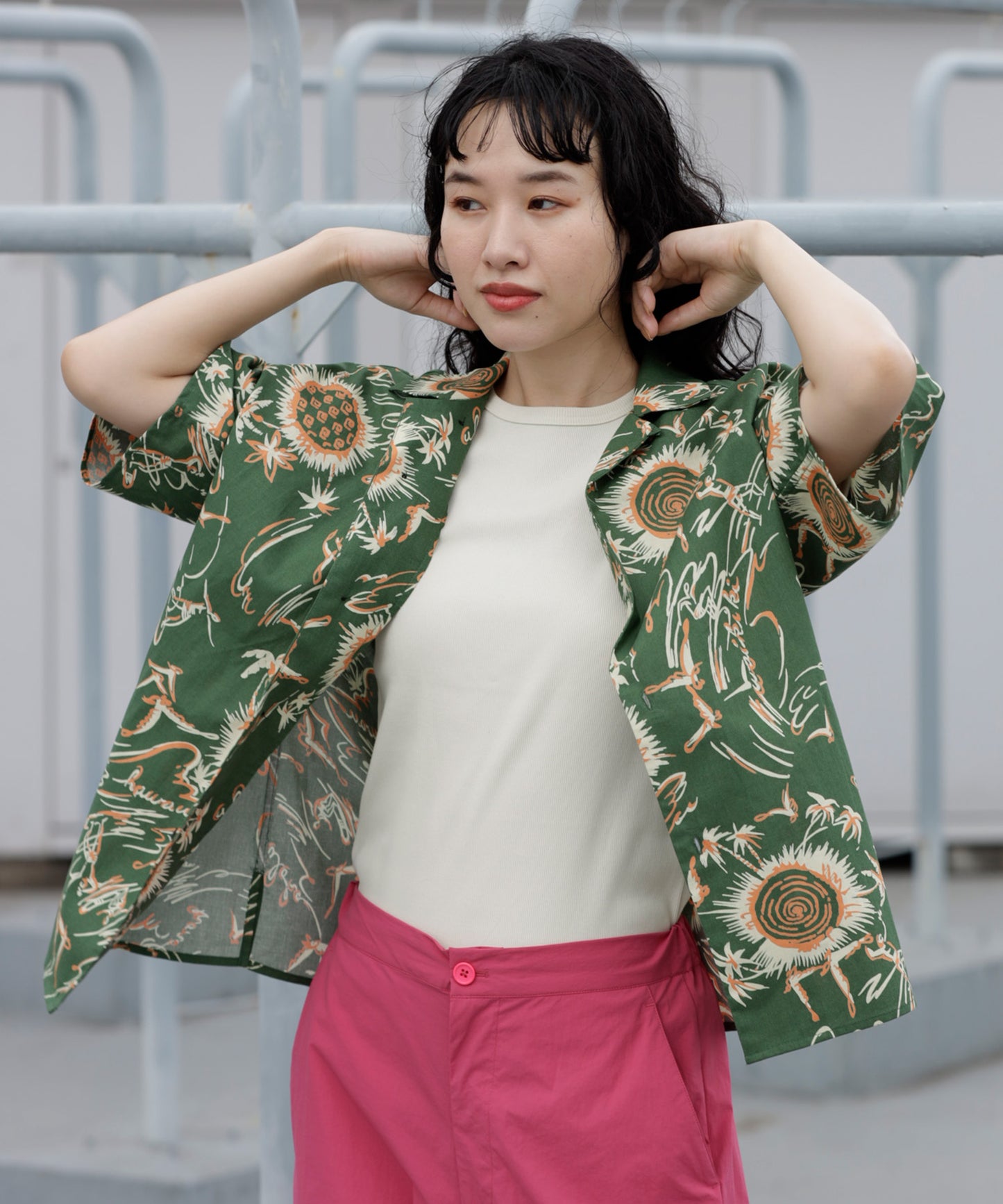 SUMMER PRINT H/S SHIRT セットアップ対応