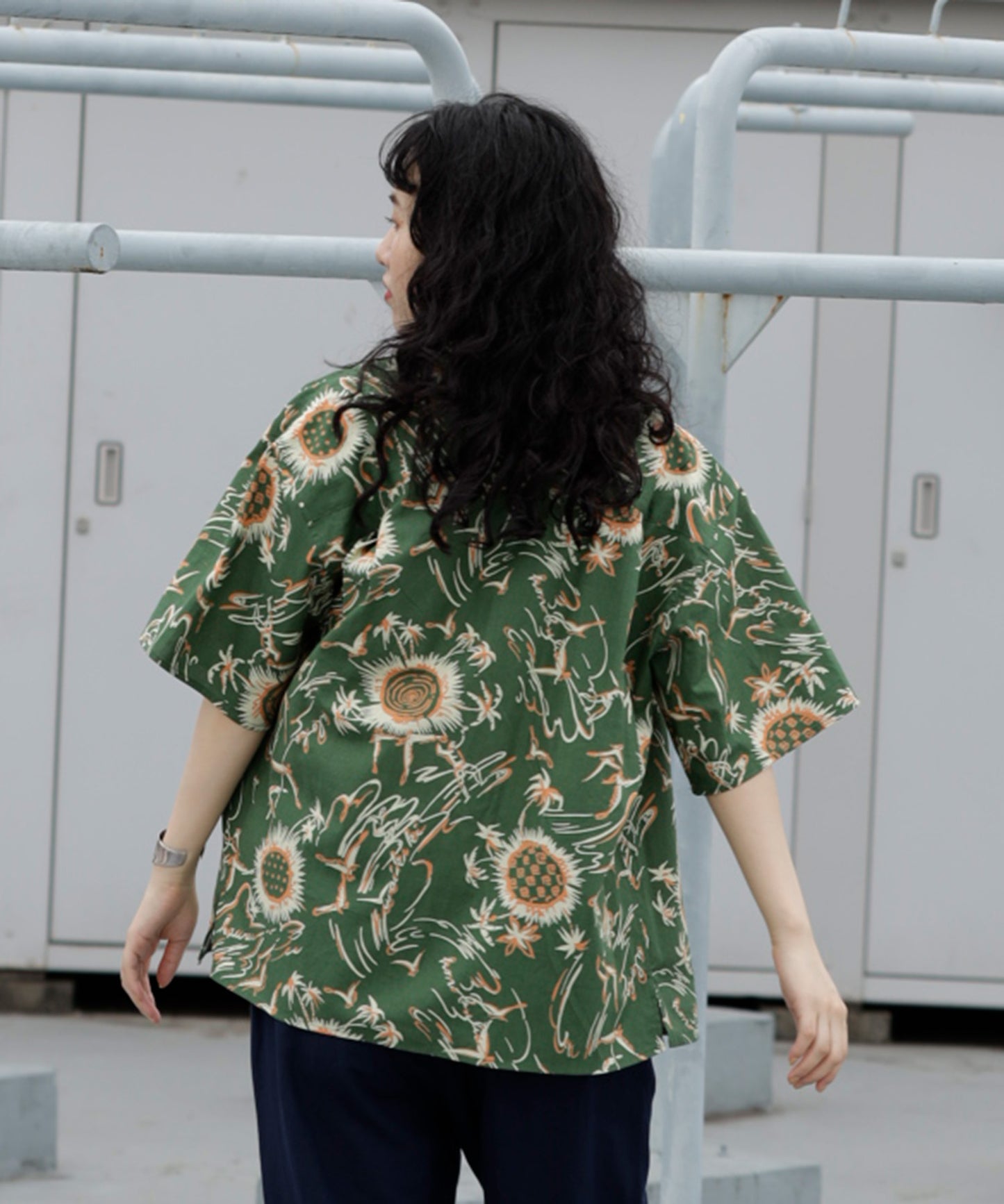 SUMMER PRINT H/S SHIRT