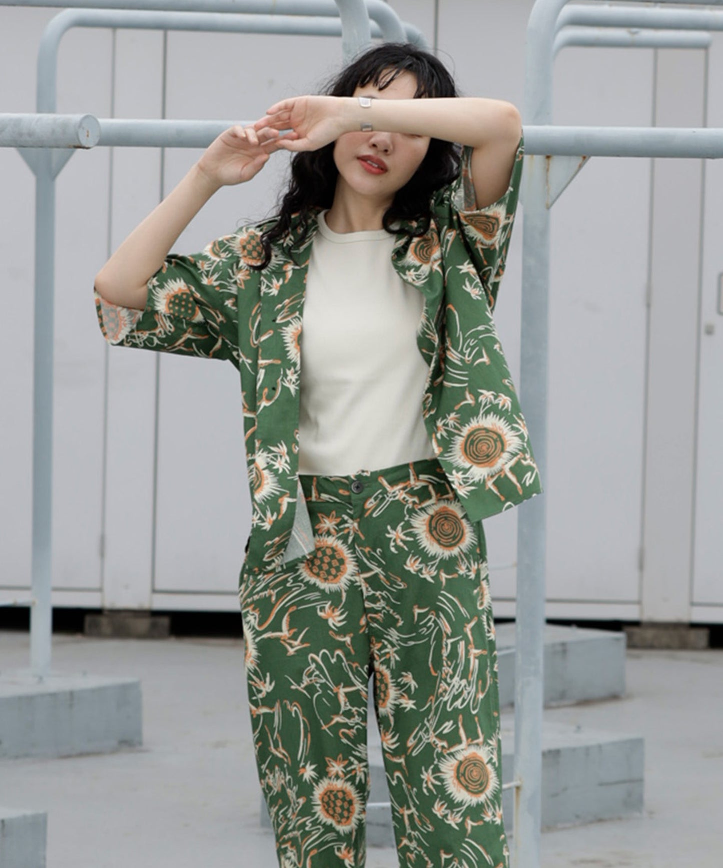 SUMMER PRINT H/S SHIRT セットアップ対応