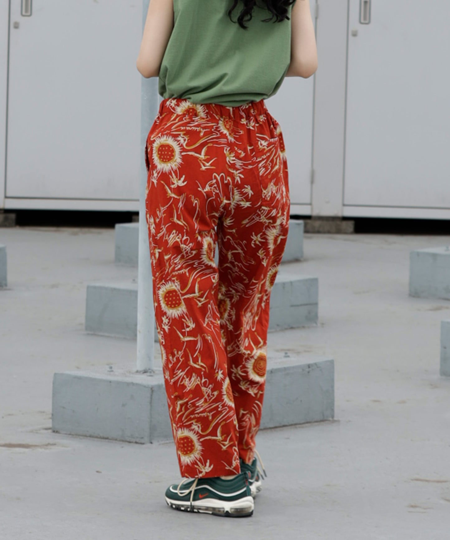 SUMMER PRINT EASY PANTS