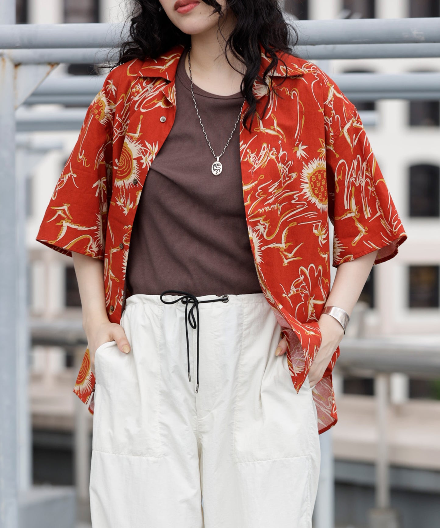 SUMMER PRINT H/S SHIRT セットアップ対応