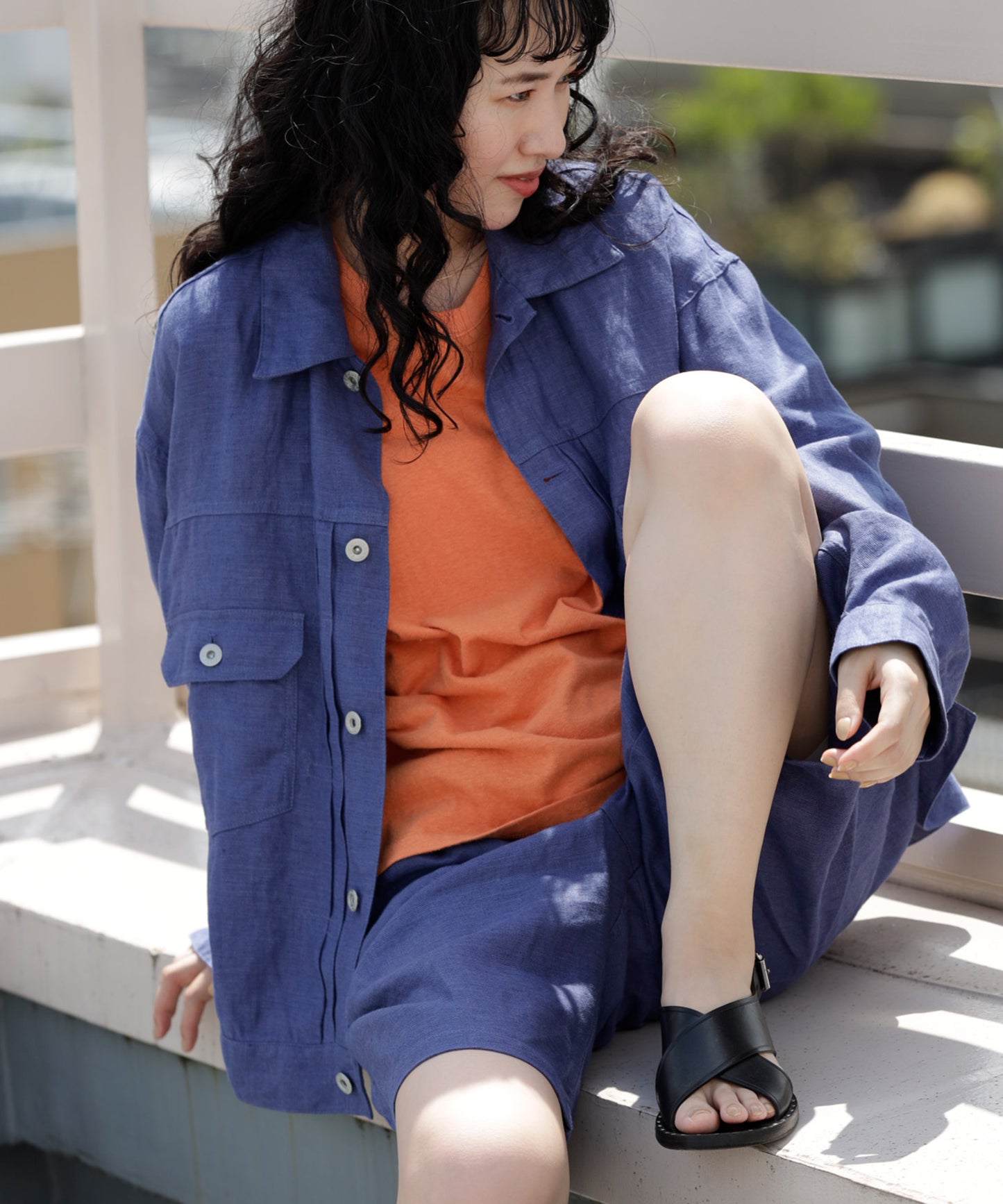 《環境配慮素材》LINEN TWILL JACKET セットアップ対応