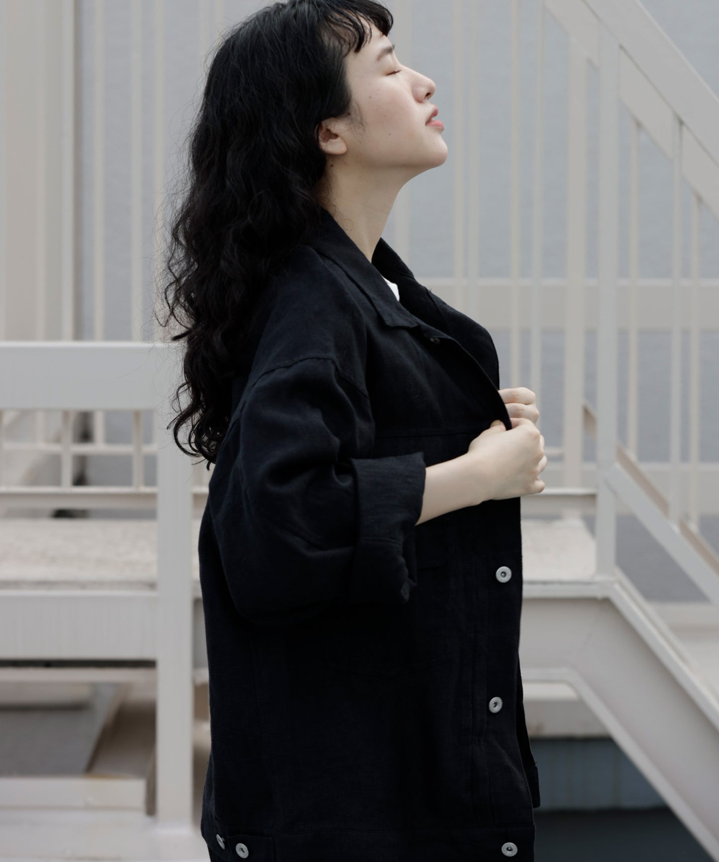 《環境配慮素材》LINEN TWILL JACKET セットアップ対応