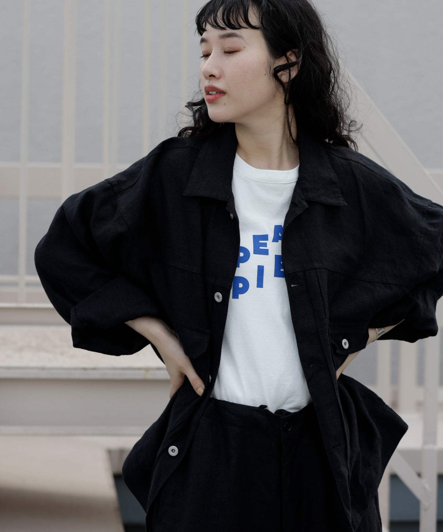 《環境配慮素材》LINEN TWILL JACKET セットアップ対応