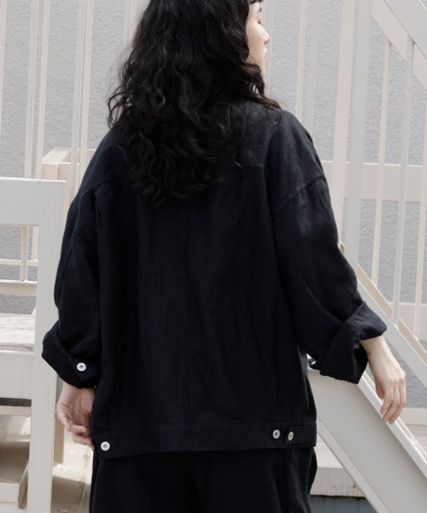 《環境配慮素材》LINEN TWILL JACKET セットアップ対応