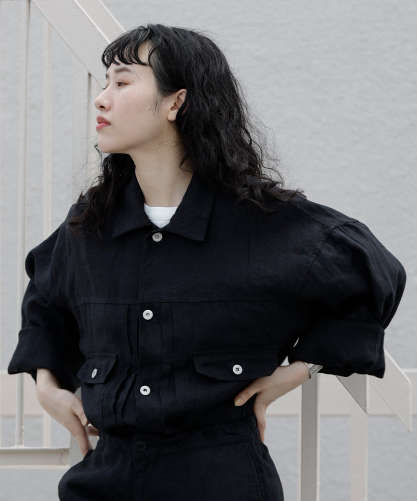 《環境配慮素材》LINEN TWILL JACKET セットアップ対応