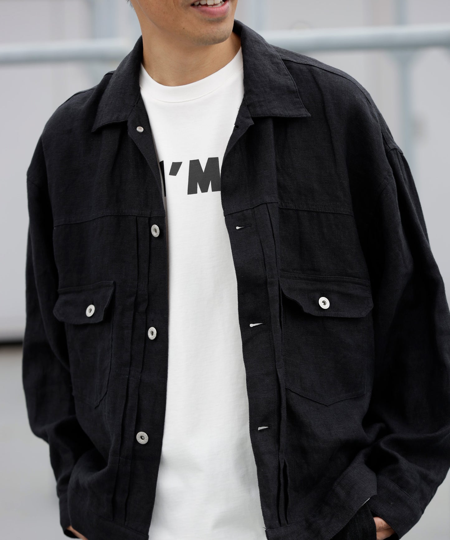 《環境配慮素材》LINEN TWILL JACKET セットアップ対応