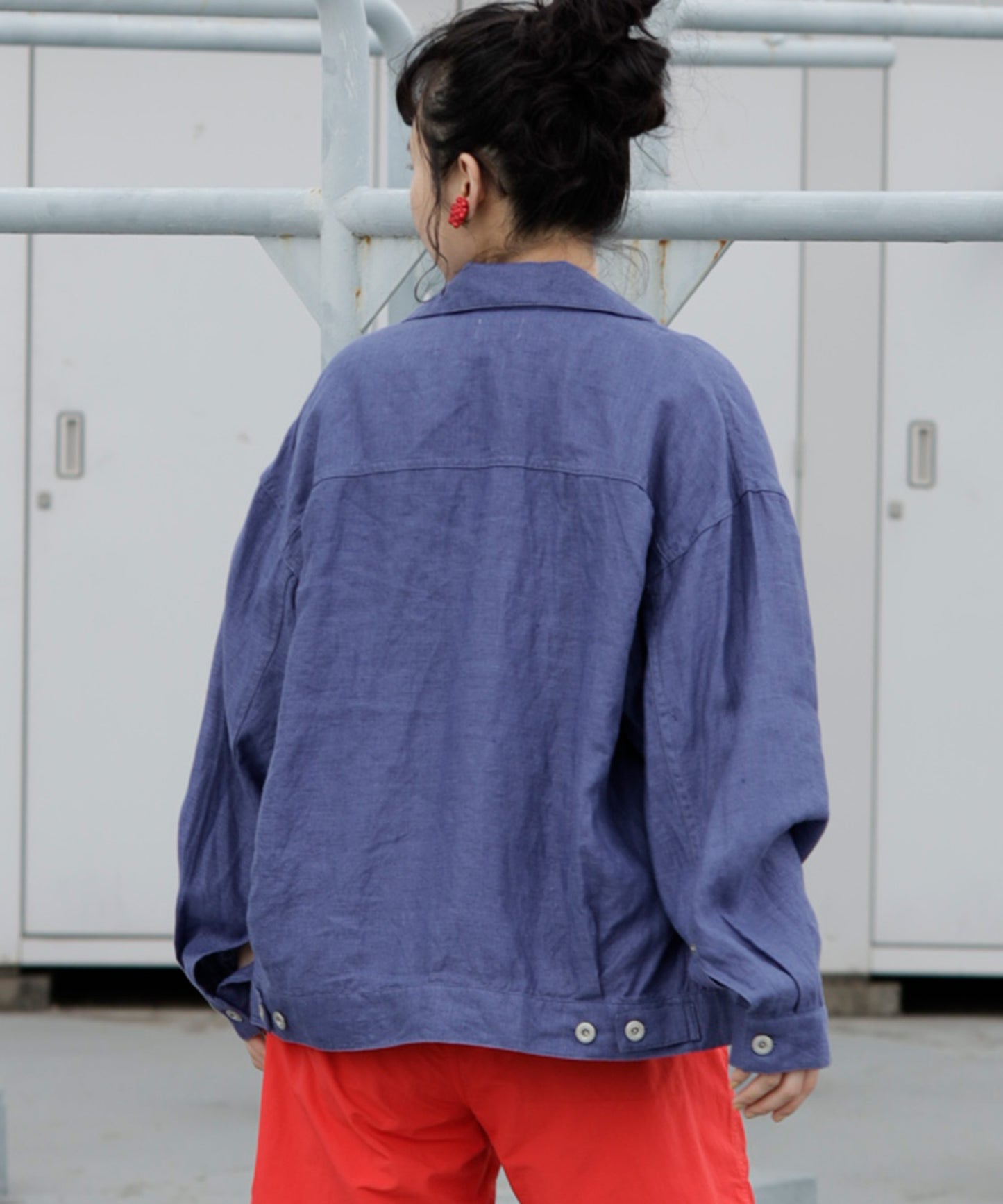 《環境配慮素材》LINEN TWILL JACKET セットアップ対応