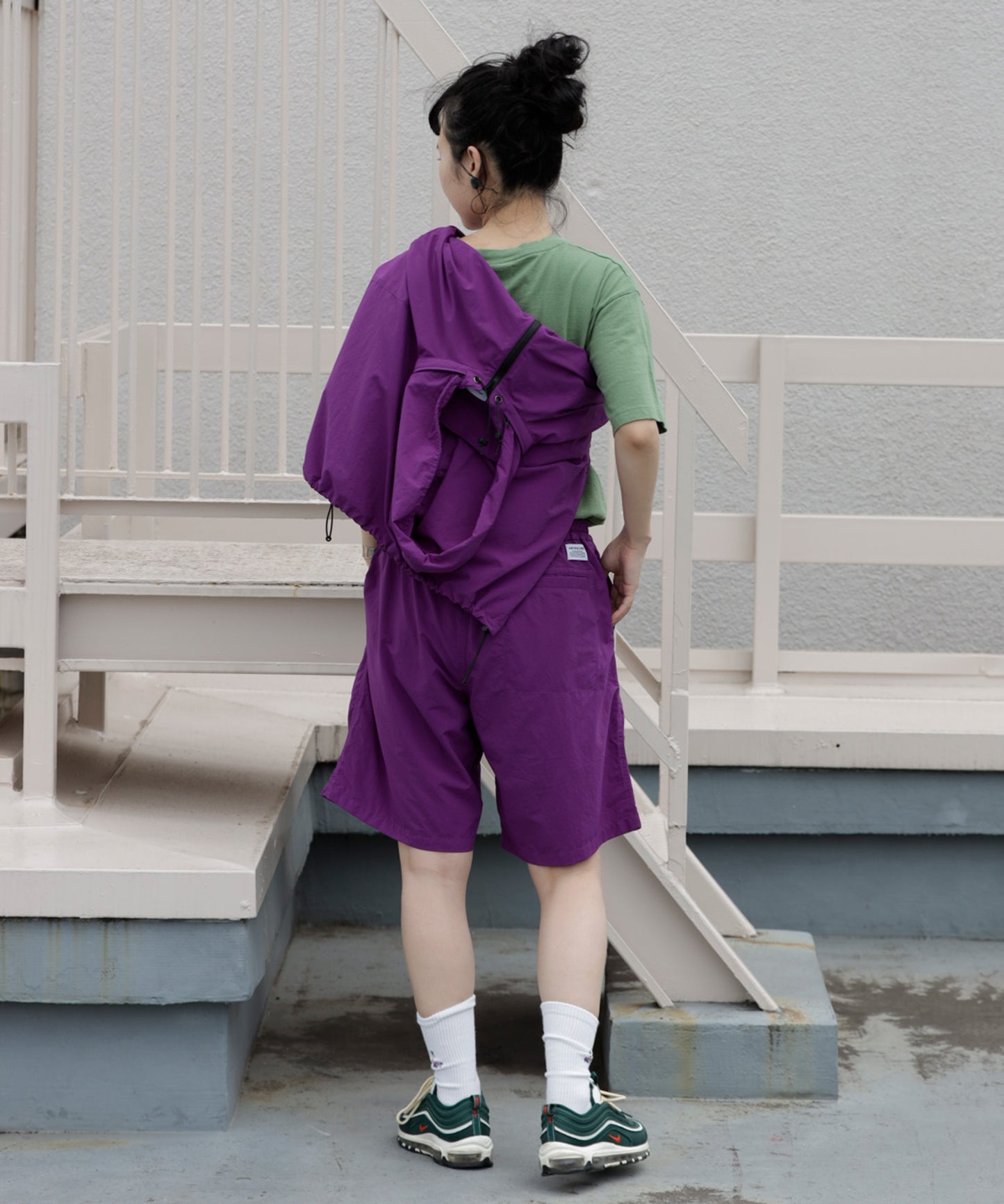 《環境配慮素材》UV Re:NYLON SHORTS 紫外線カット 撥水 接触冷感 セットアップ対応