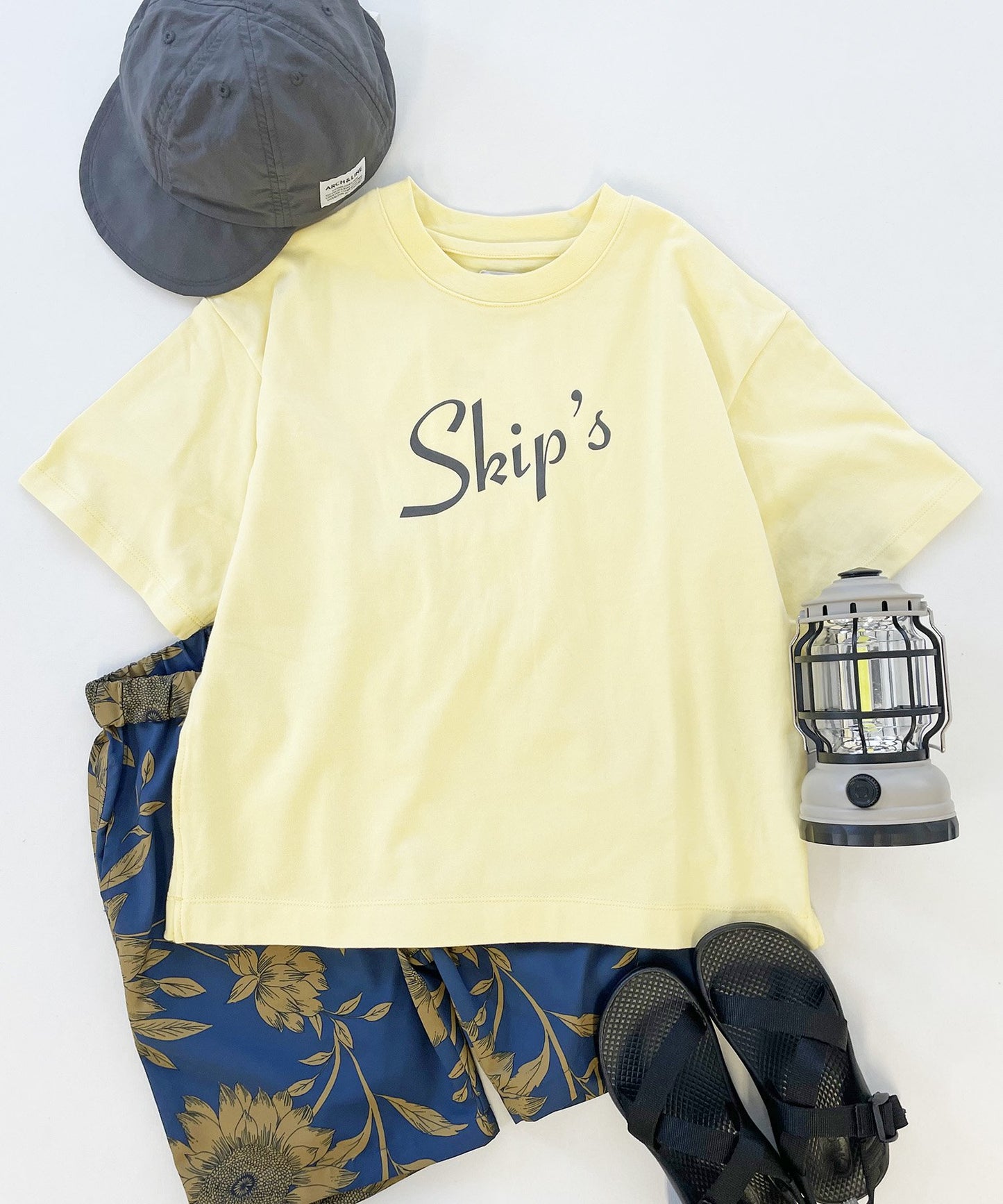 《環境配慮素材》OG COTTON SKIPS TEE オーガニックコットン ワイド型［100-145cm］