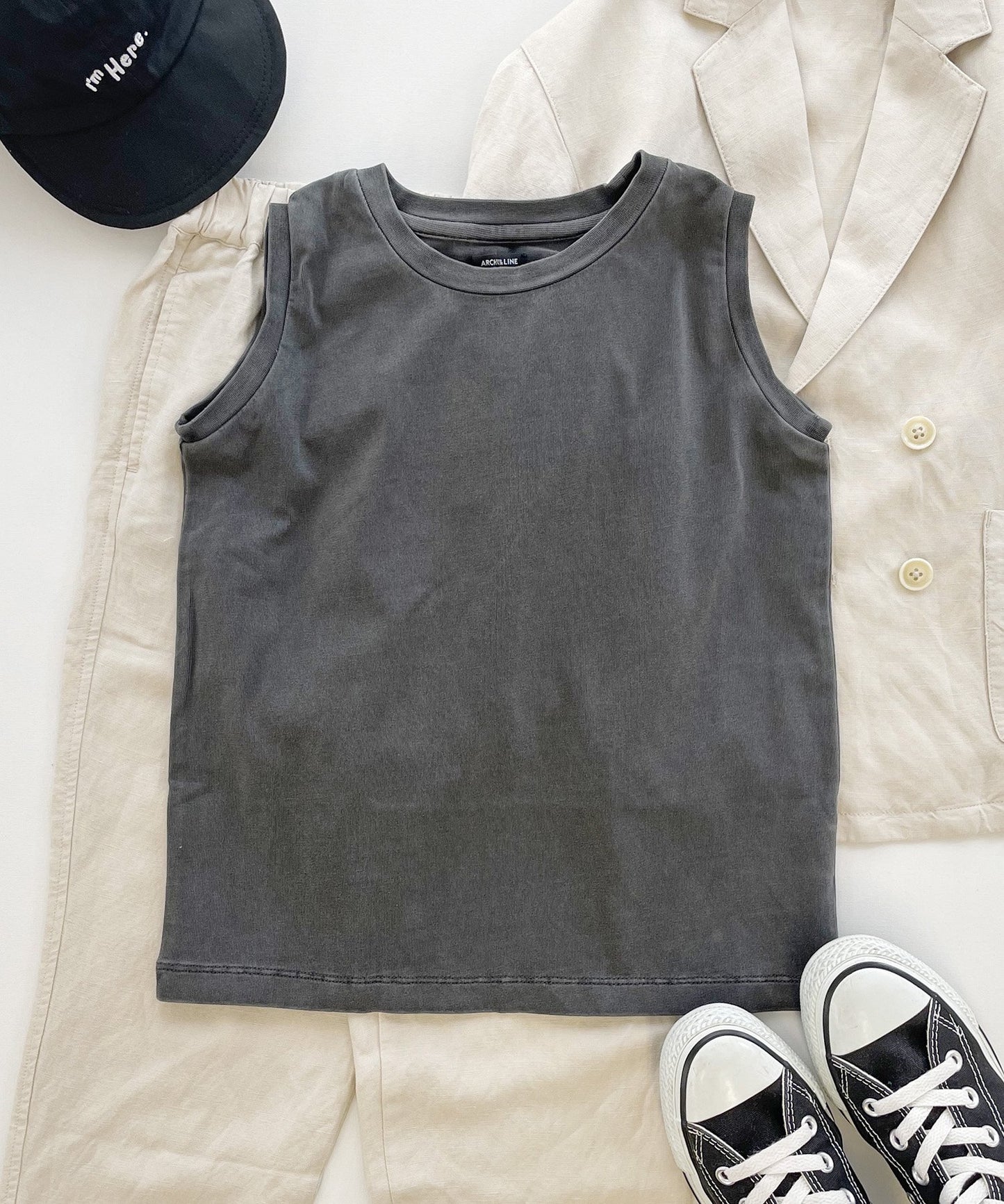 【環保材質】OG GD COTTON TANKTOP 有機棉【100-145cm】