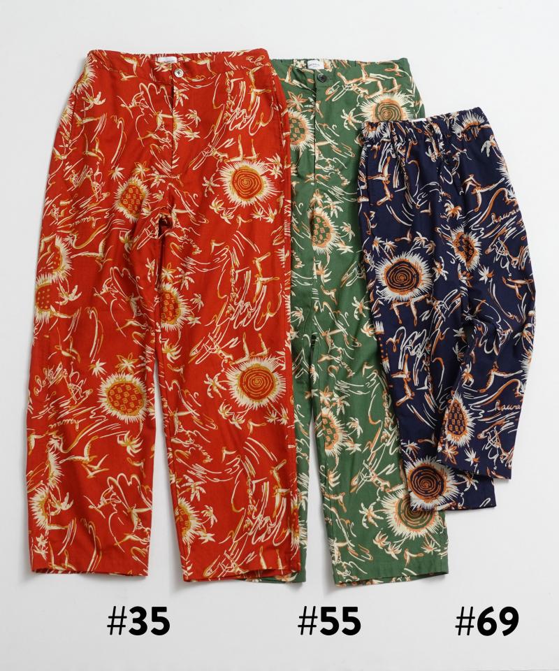 SUMMER PRINT EASY PANTS