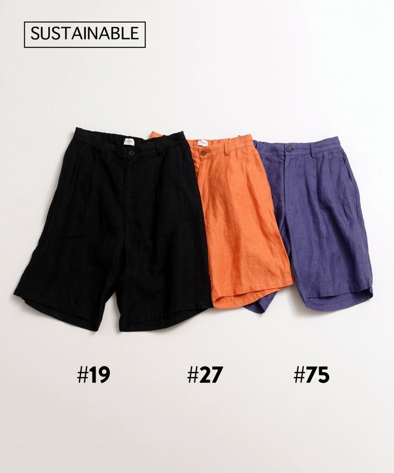 LINEN TWILL EASY SHORTS