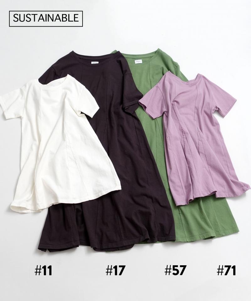 《環境配慮素材》G/D COTTON BLOOM DRESS USAコットン