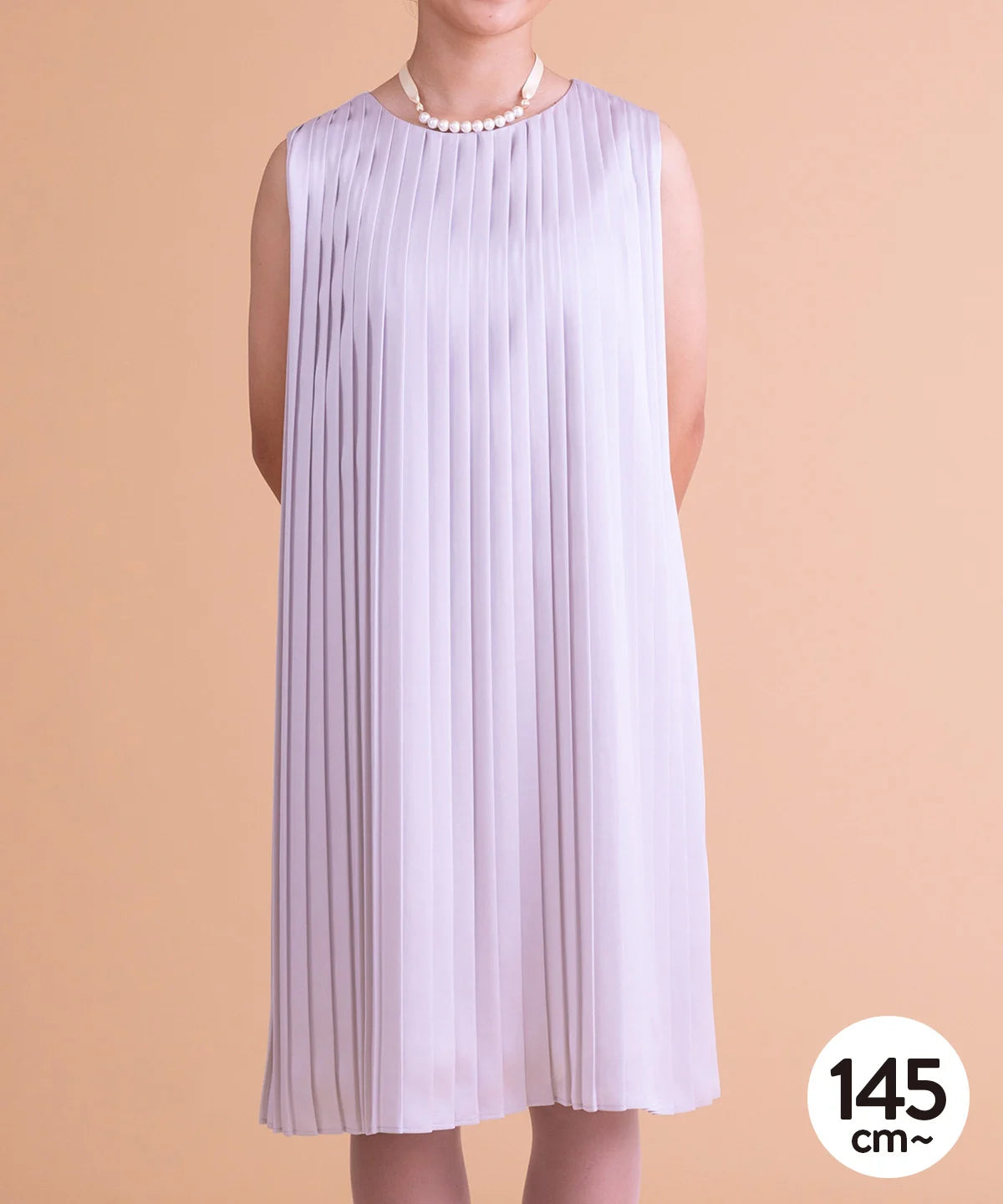 SLEEVELESS PLEATS DRESS フォーマル [145-165cm]