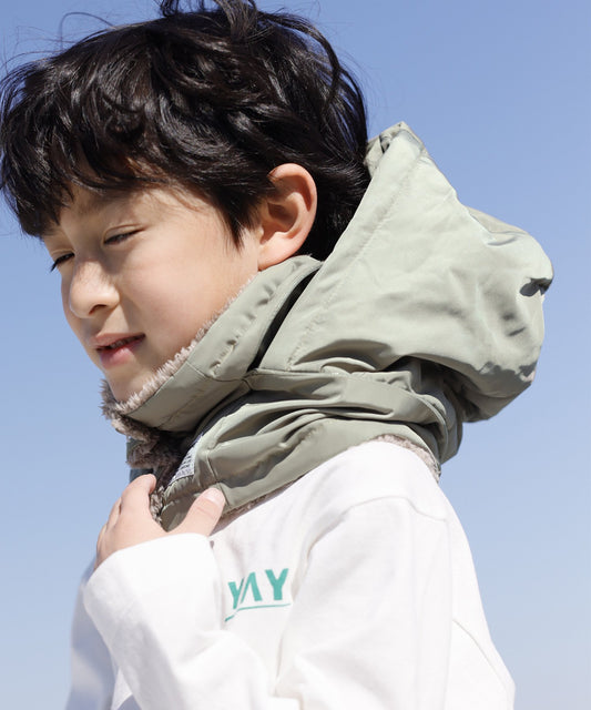 SNOODIE スヌード フード収納 2WAY ボア素材