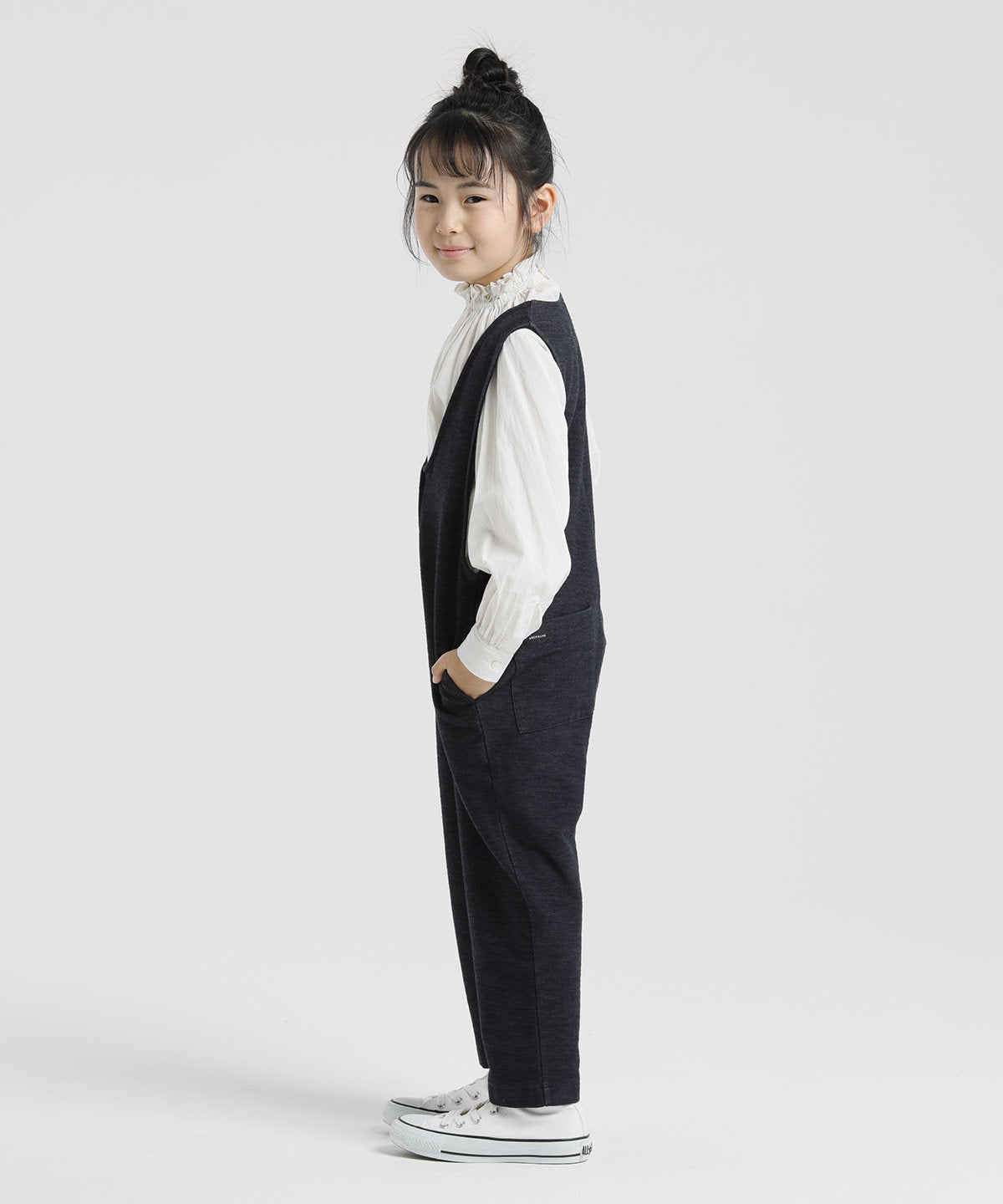 SOFT DENIM JERSEY SALOPETTE 伸縮性抜群［100-145cm］ – ARCH&LINE