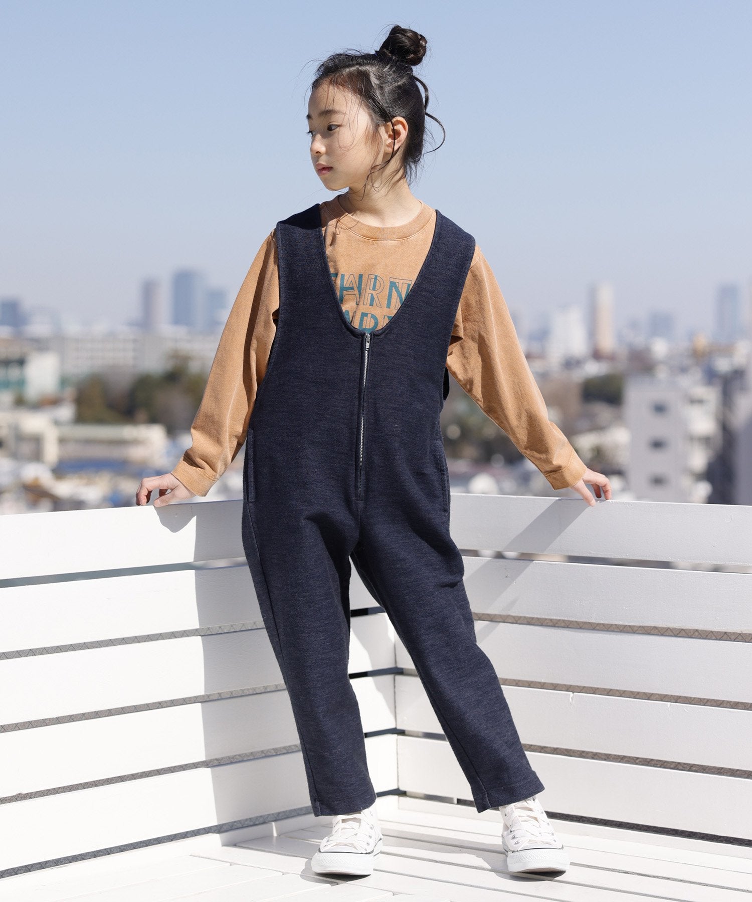 SOFT DENIM JERSEY SALOPETTE 伸縮性抜群［100-145cm］ – ARCH&LINE
