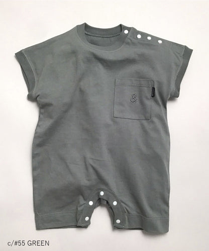 OG FRENCH SLEEVE ROMPERS Organic Cotton Gift [5 months to 1 year old/height approx. 60cm to 80cm]