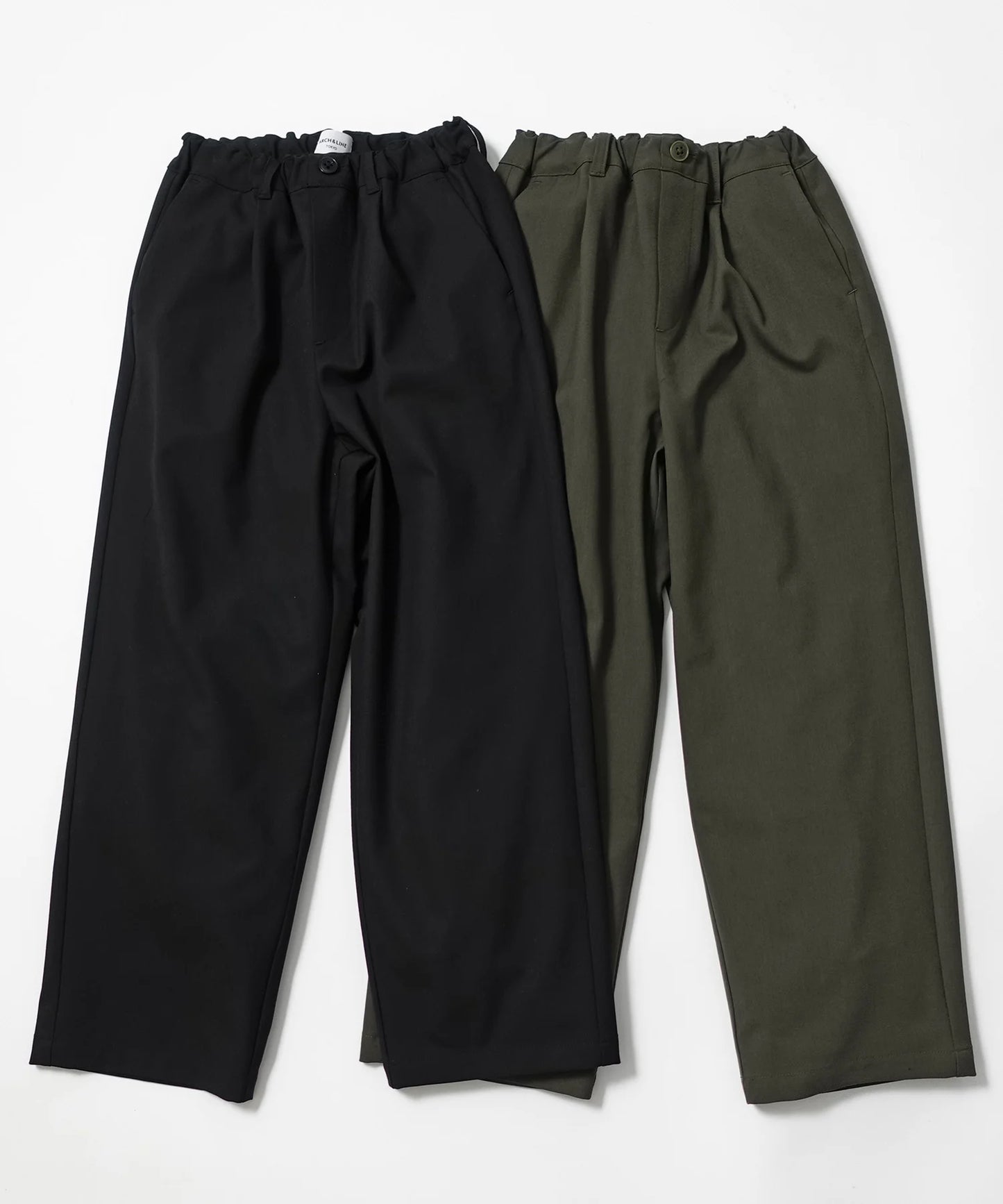 《環境配慮素材》B GREEN CREW PANTS オンオフ兼用 リサイクルポリエステル［100-145cm］