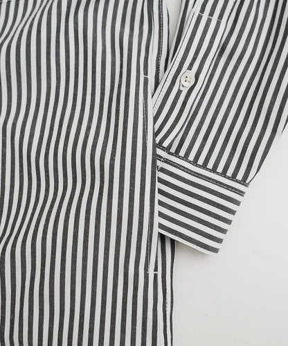 OUTLET B/D LONG SHIRT ロングシャツ ユニセックス［100-145cm]