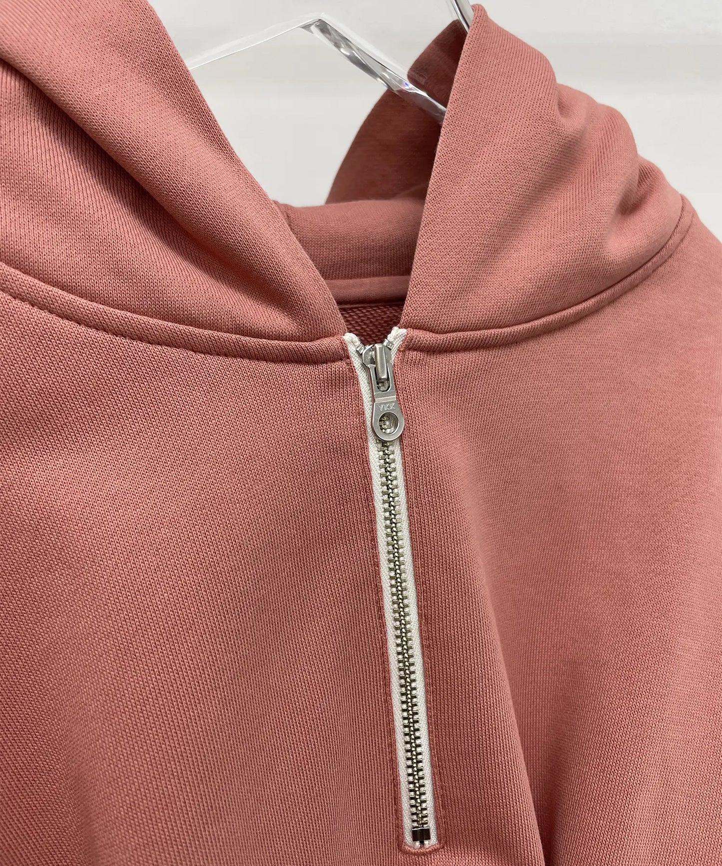 OUTLET [Eco-friendly material] OUTLET ORGANIC HALF ZIP LONG HOODIE Organic cotton fleece [100-145cm]