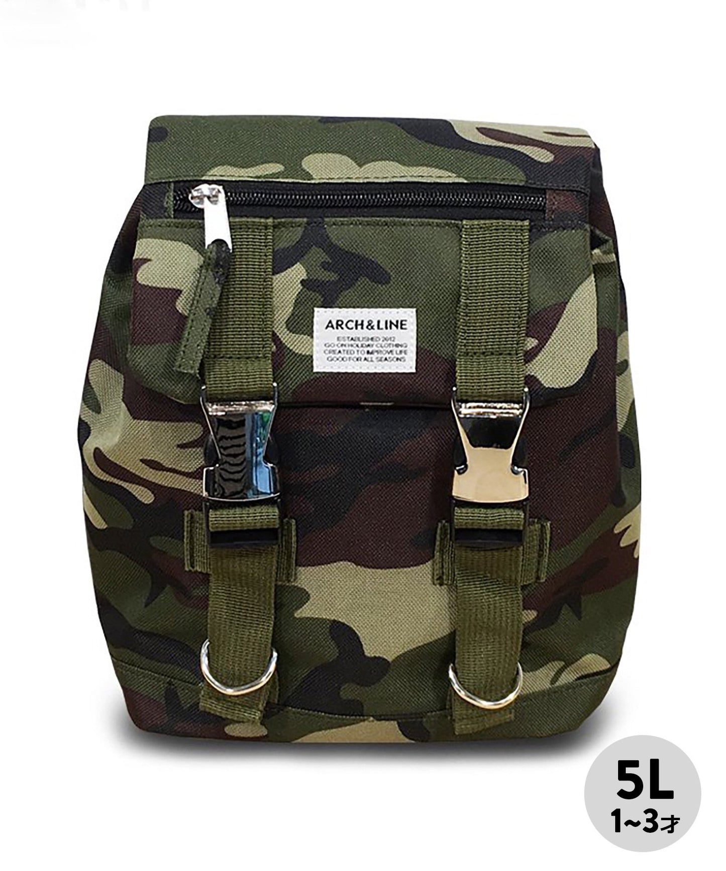 UTILITY BAG MINI &lt;CAMO&gt; Backpack Capacity 5L CORDURA Water Repellent Gift [1-3 years old]
