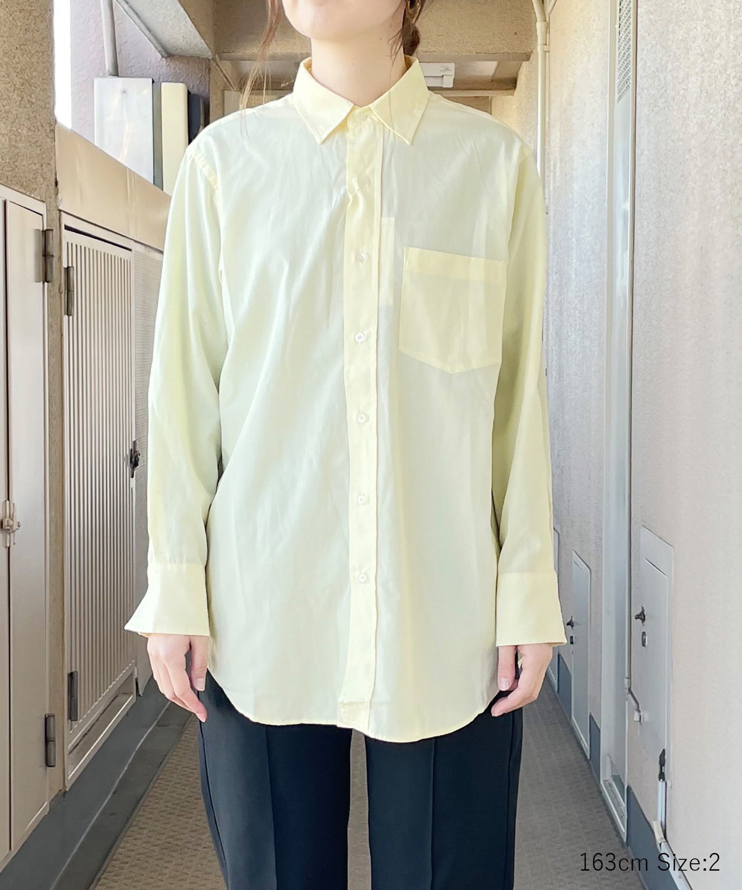 [Environmentally friendly material] Ly/Co COLOR SHIRT On/off shirt
 [145-175cm]