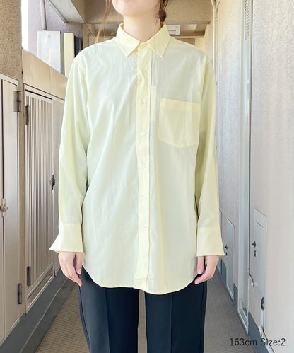 [Environmentally friendly material] Ly/Co COLOR SHIRT On/off shirt
 [145-175cm]