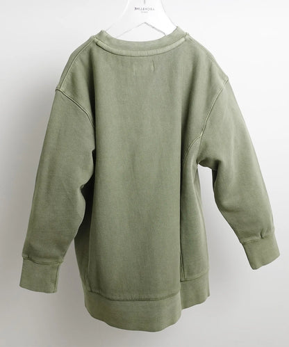 [Environmentally friendly material] OG CANVAS TERRY LOOP CROCODILE PO Organic cotton fleece product dyed [100-145cm]