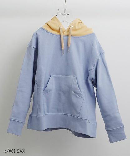 [Eco-friendly material] OG CLEAR TERRY LOOP CRAZY HOODIE Organic cotton fleece Crazy pattern [100-145cm]