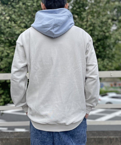 [Eco-friendly material] OG CLEAR TERRY LOOP CRAZY HOODIE Organic cotton fleece crazy pattern [145-175cm]