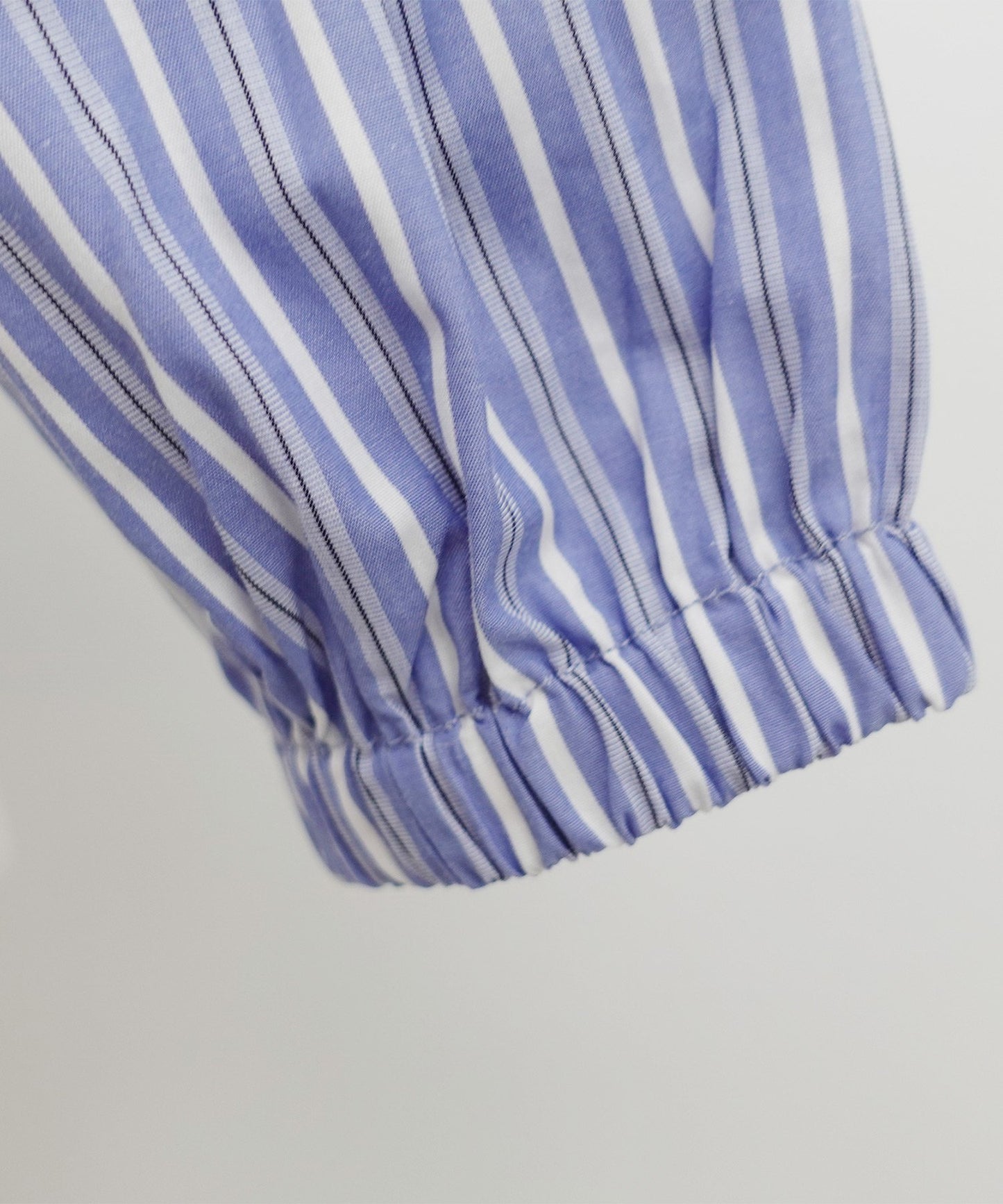 [Eco-friendly material] OG CLEAR TERRY LOOP STRIPE SLEEVE PO Organic cotton fleece sleeve switching [145-155cm]