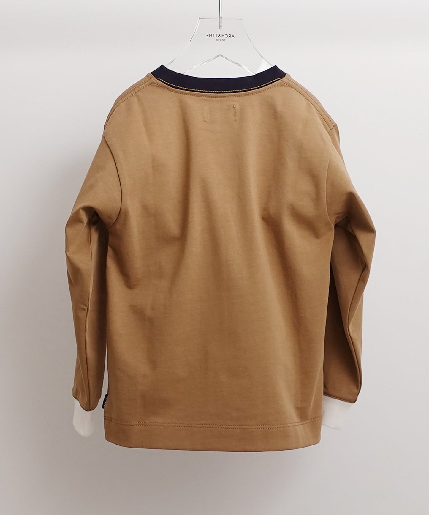[Environmentally friendly material] OG CLEAR COTTON BIG”N” L/S TEE Organic cotton gas-fired jersey [100-145cm]