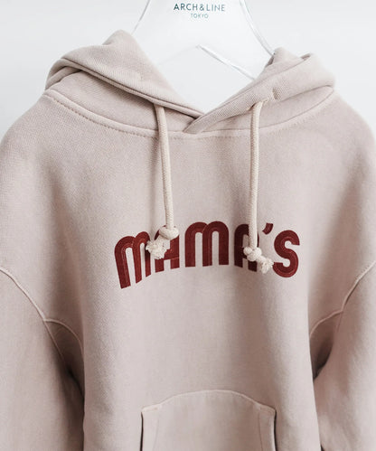 《環境配慮素材》OG CANVAS TERRY LOOP MAMAS HOODIE オーガニックコットン裏毛 製品染め［100-145cm］