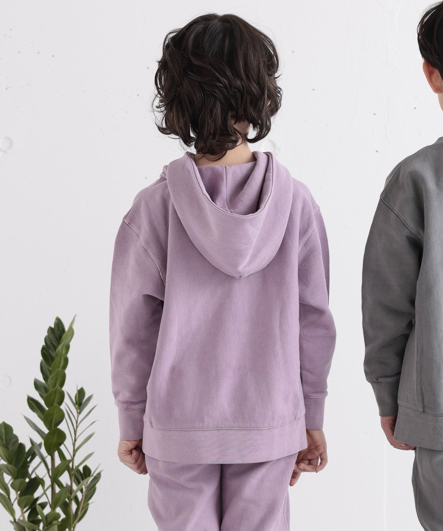 《環境配慮素材》OG CANVAS TERRY LOOP MAMAS HOODIE オーガニックコットン裏毛 製品染め［100-145cm］