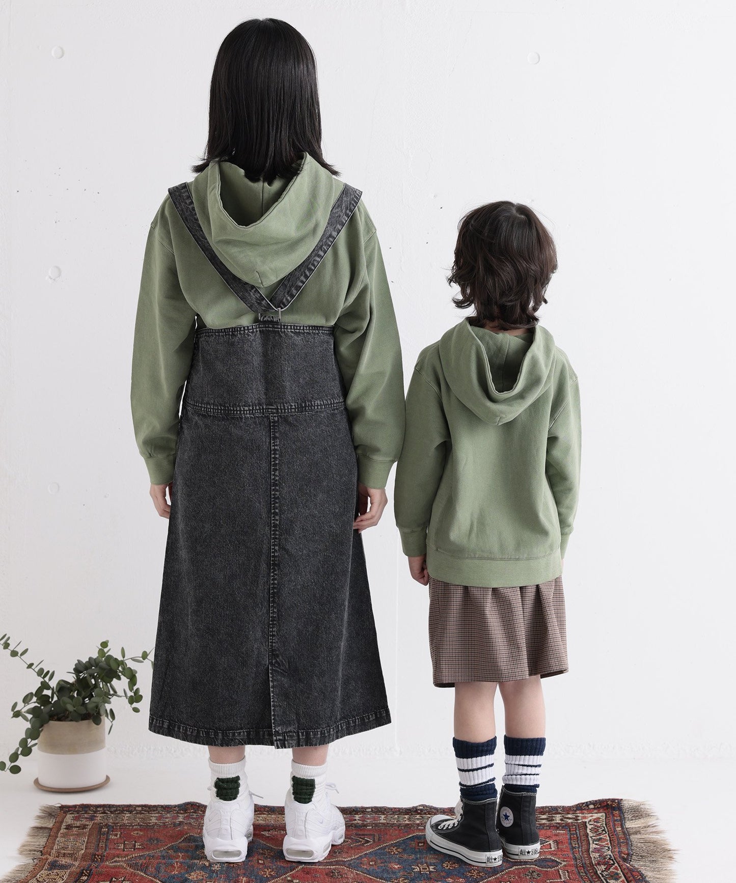 《環境配慮素材》OG CANVAS TERRY LOOP MAMAS HOODIE オーガニックコットン裏毛 製品染め［100-145cm］