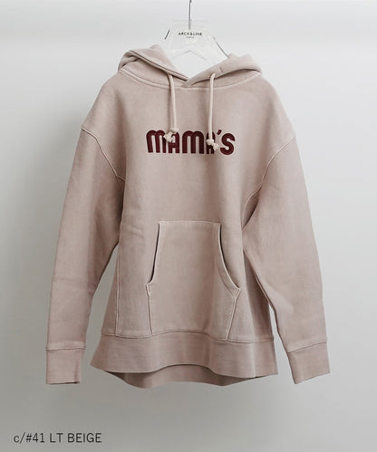[Eco-friendly material] OG CANVAS TERRY LOOP MAMAS HOODIE Organic cotton fleece product dyed [100-145cm]