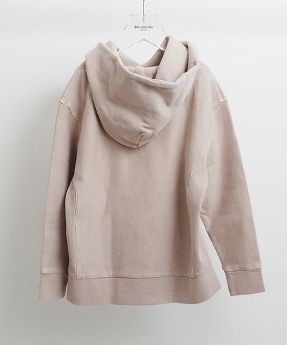 《環境配慮素材》OG CANVAS TERRY LOOP MAMAS HOODIE オーガニックコットン裏毛 製品染め［100-145cm］