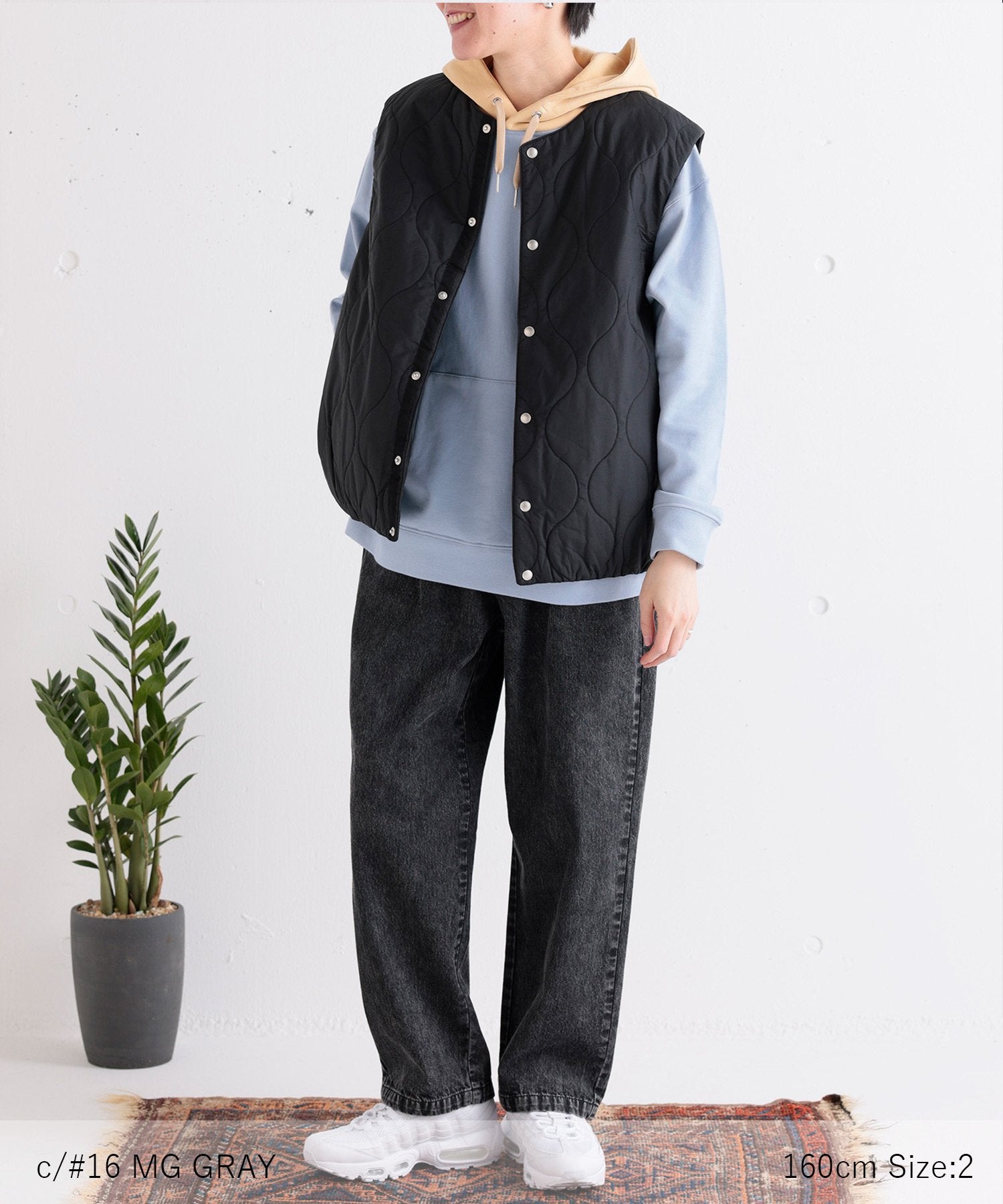 《環境配慮素材》 OG DENIM CREW PANTS オーガニックコットン ブリーチデニム オールシーズン素材［145-175cm］