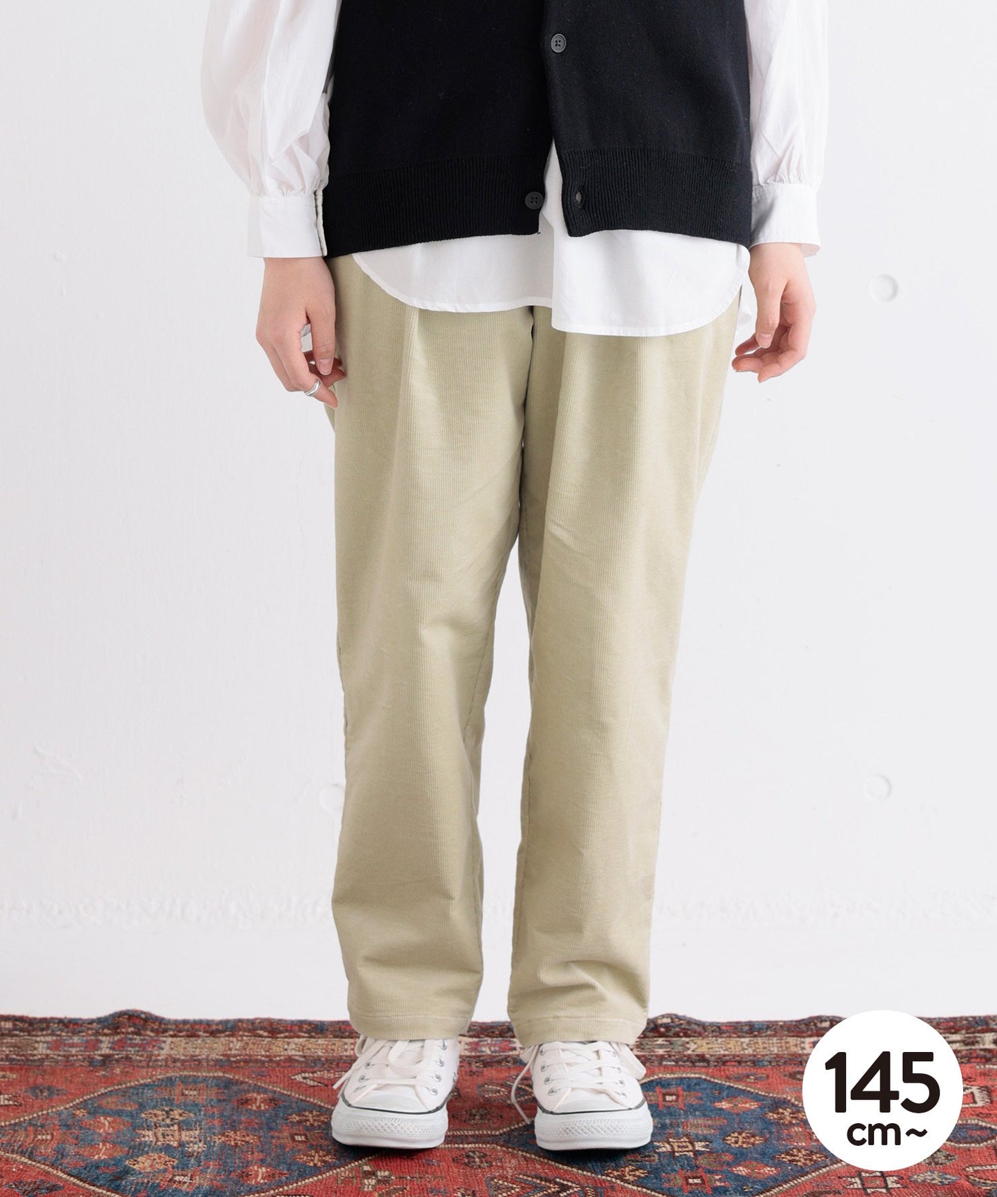 [Environmentally friendly material] ORGANIC CORDUROY PANTS Organic cotton, absorbent and quick drying [145-175cm]