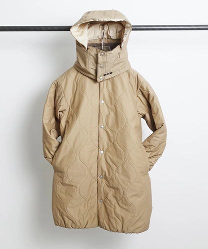 【環保材質】木棉雙面大衣帶圍脖，防水，不含動物成分【100-145cm】