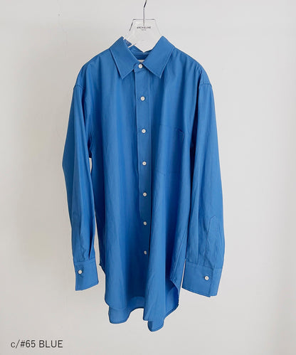 《環境配慮素材》STANDARD COLOR SHIRT オンオフ兼用シャツ［100-145cm］