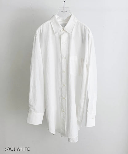 [Environmentally friendly material] STANDARD COLOR SHIRT On/off shirt [145-175cm]