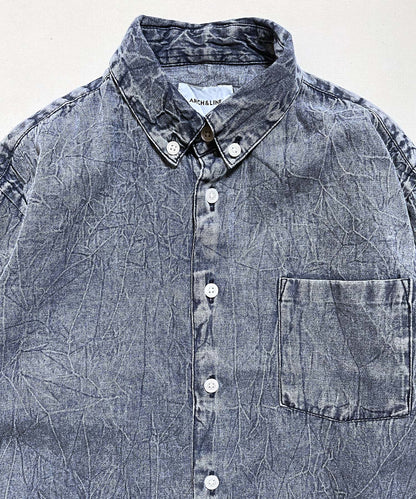 LIGHT DENIM B/D SHIRT For both on and off use [100-145cm]