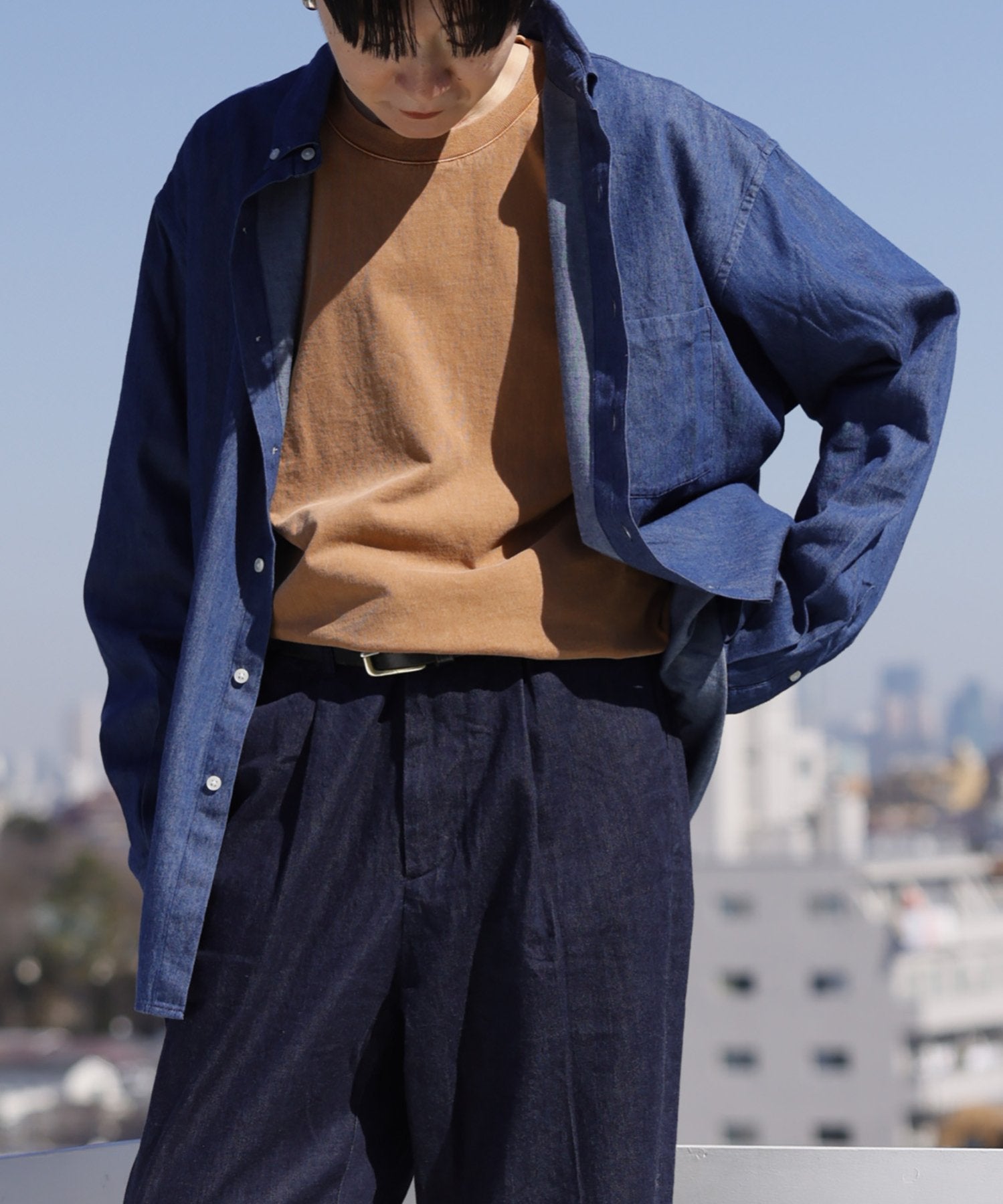 専用(11.15まで) LIGHT DENIM B/D SHIRT オンオフ兼用［145-175cm］ – ARCH&LINE
